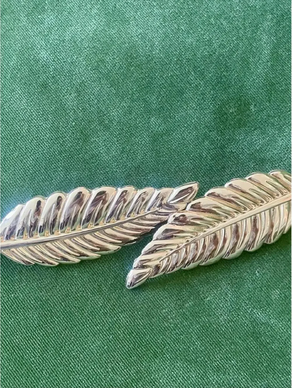 Vintage 70s/80s Double Gold Leaf Belt